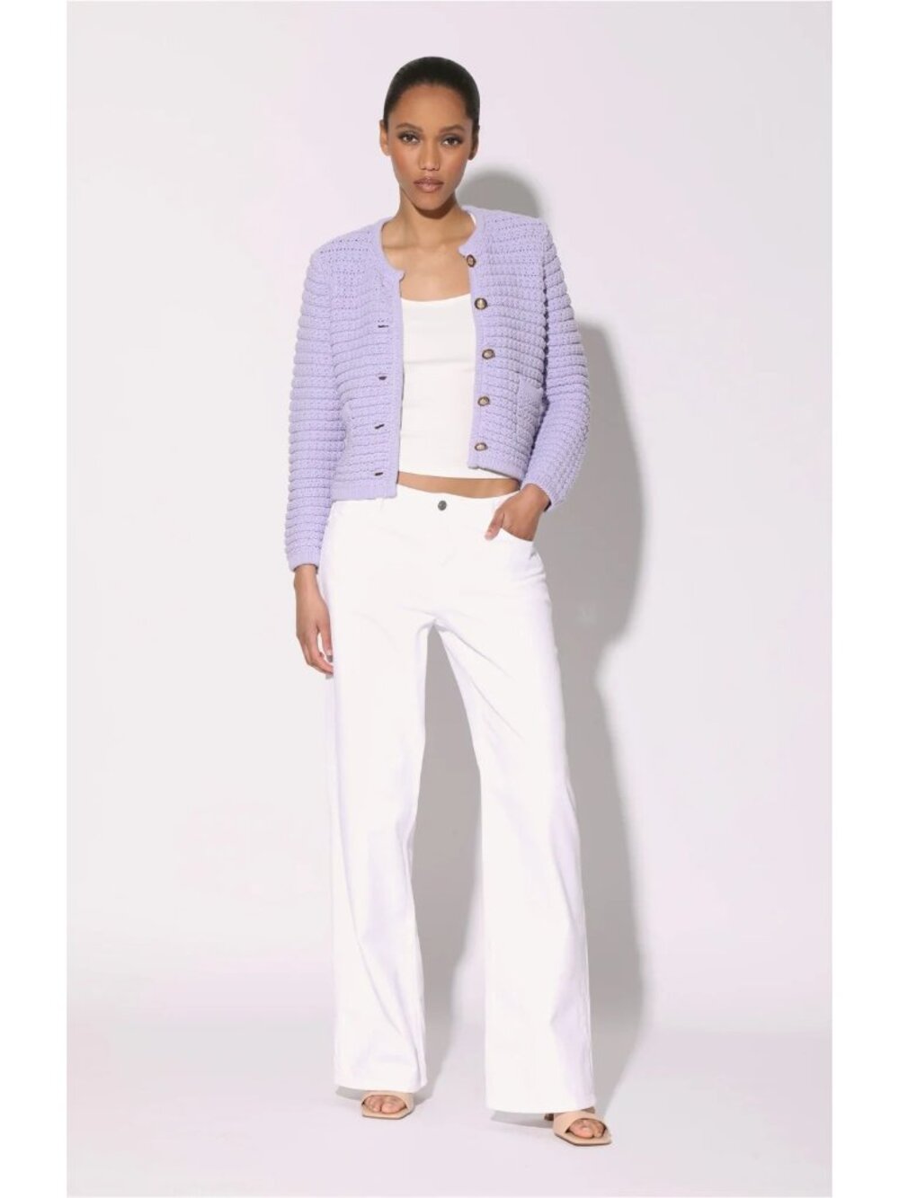 Walter Baker Janis Lavender Cardigan for Women - Size Large, New with Tags - Picture 4 of 4
